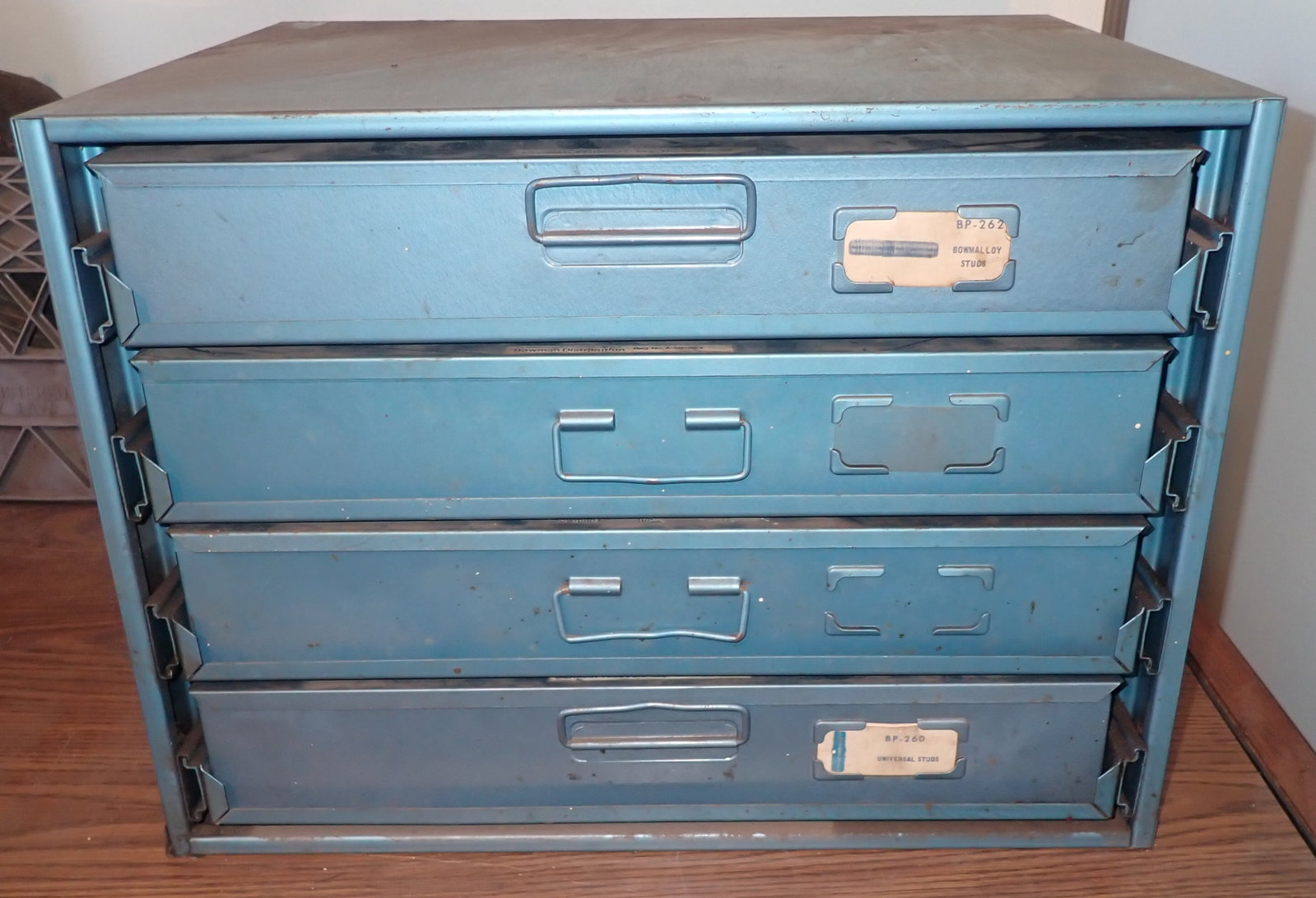 Bowman Parts Cabinet w/ Studs, Plugs, & Misc (1 of 7)