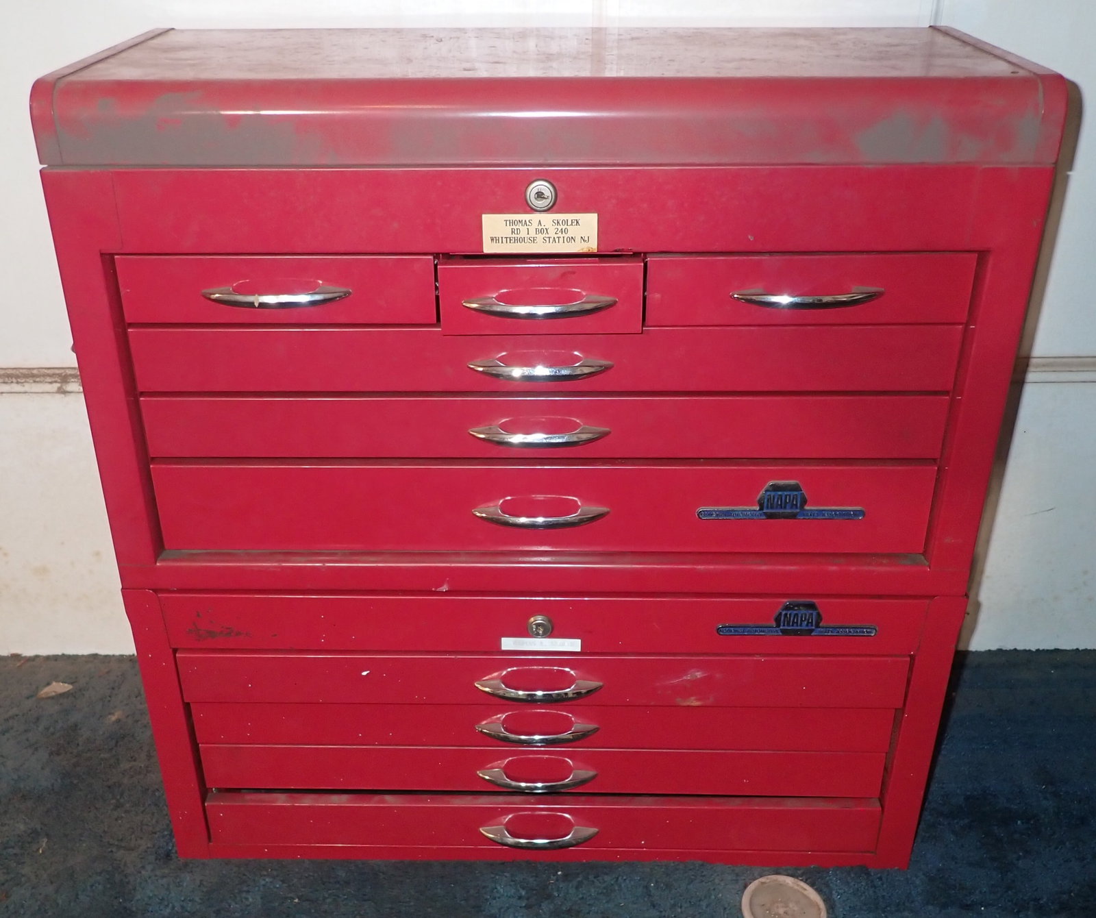 Two Piece Napa Tool Box (1 of 3)