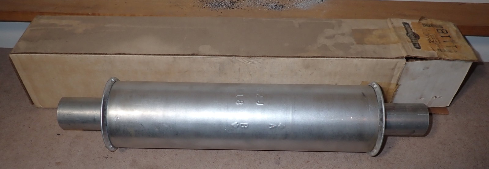 Silver Knight Muffler: Shipping available