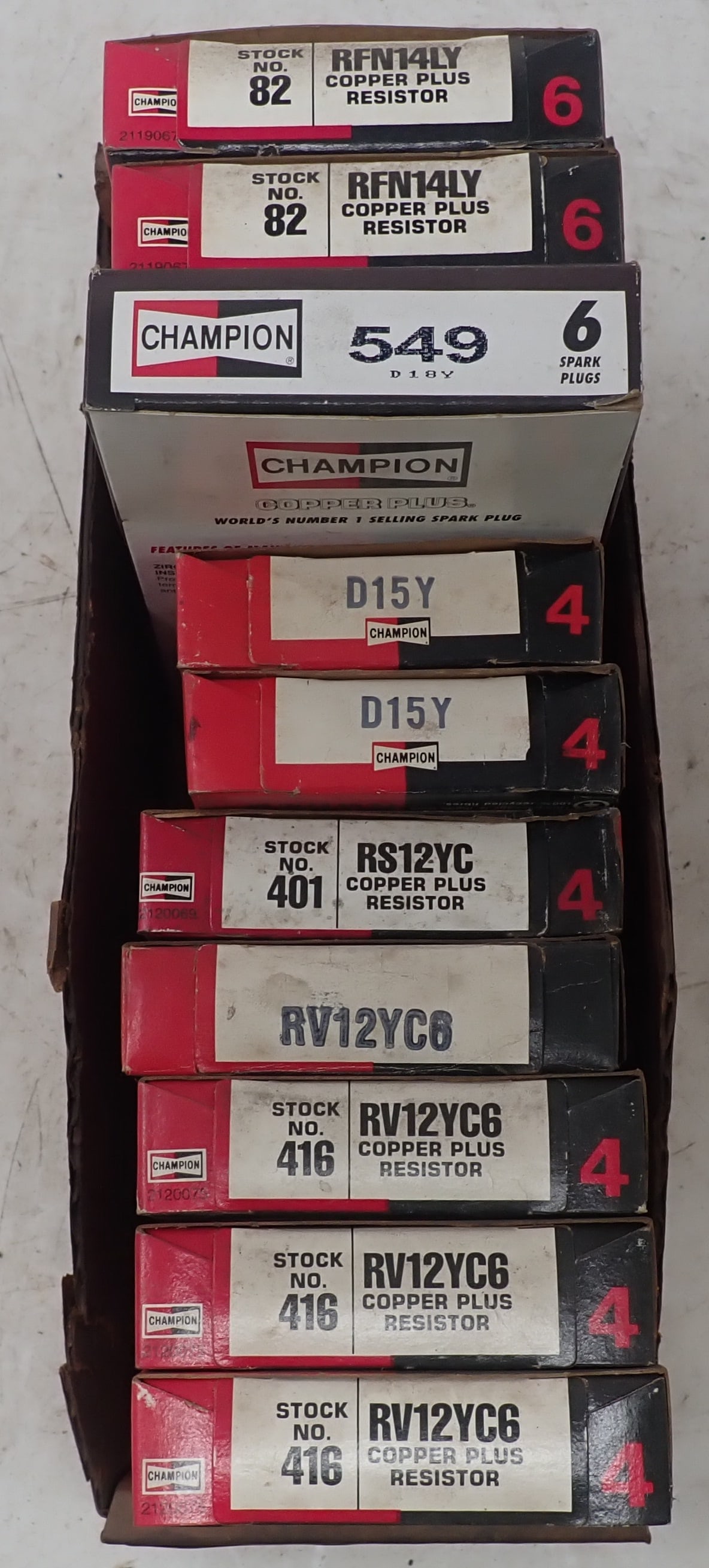 Champion Spark Plugs: All boxes are full. Shipping available