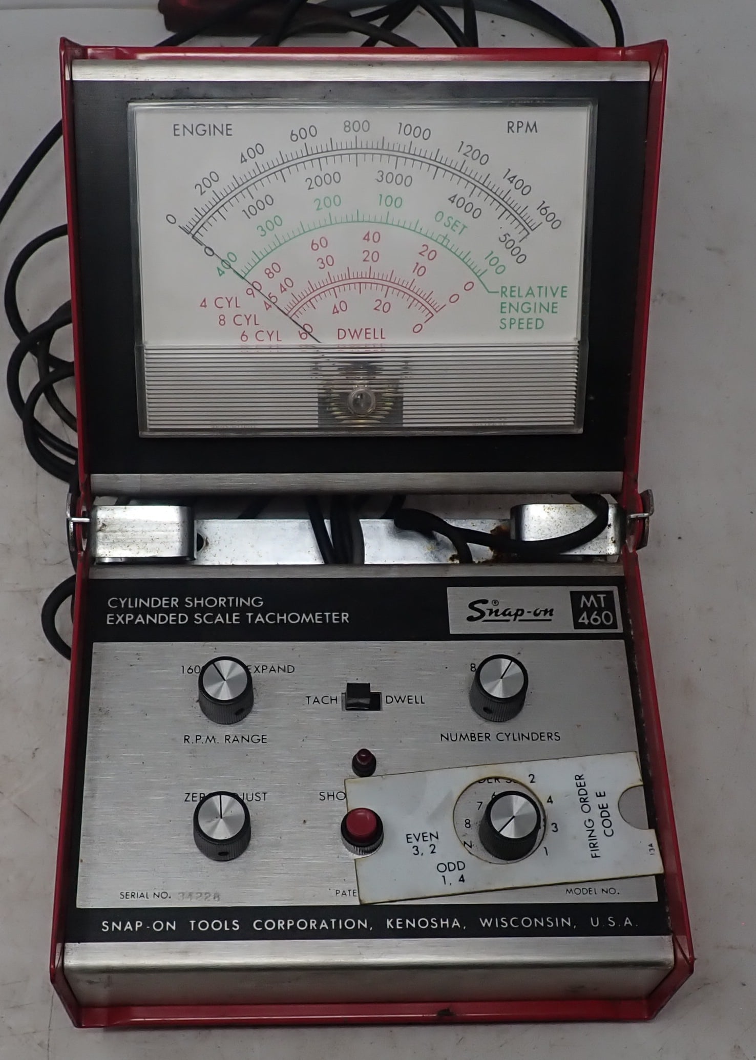 Snap On MT460 Expanded Scale Tachometer: Shipping available