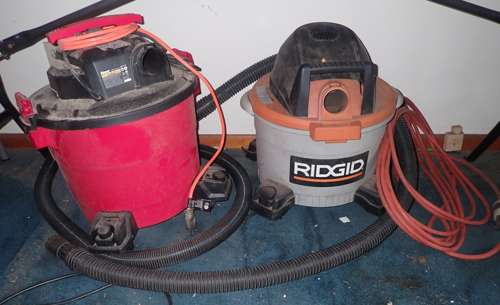 Buaer & Rigid Shop Vacs w/ Extension Cord: NO in house shipping !