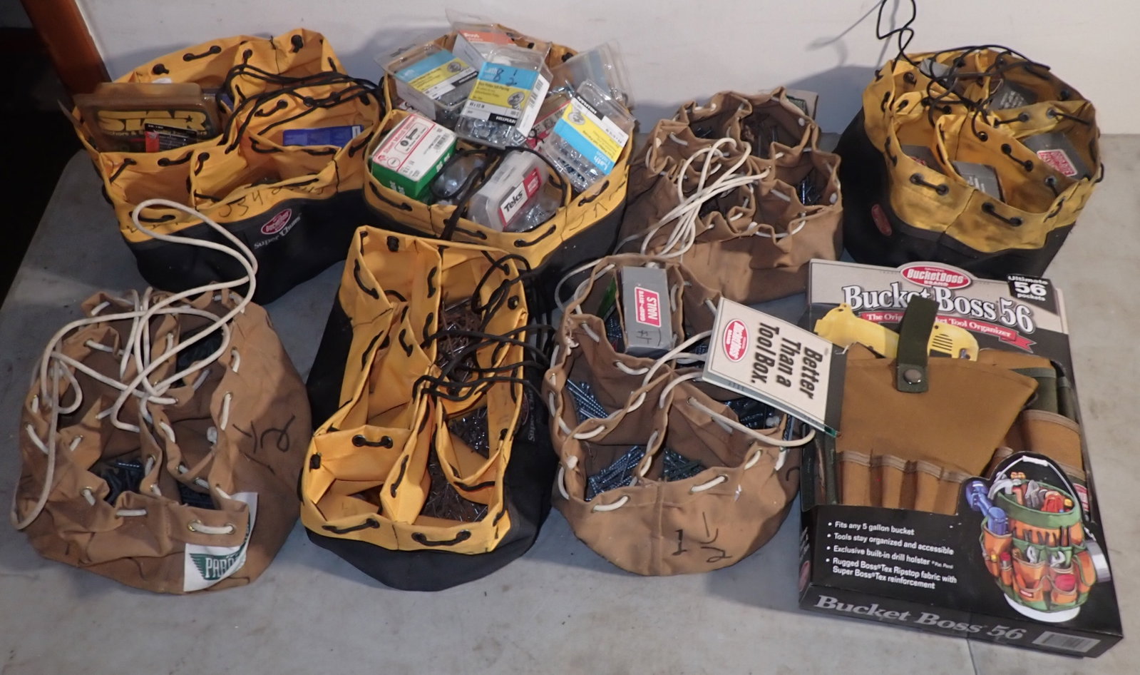 Hardware, Bags, & Bucket Boss: NO in house shipping !