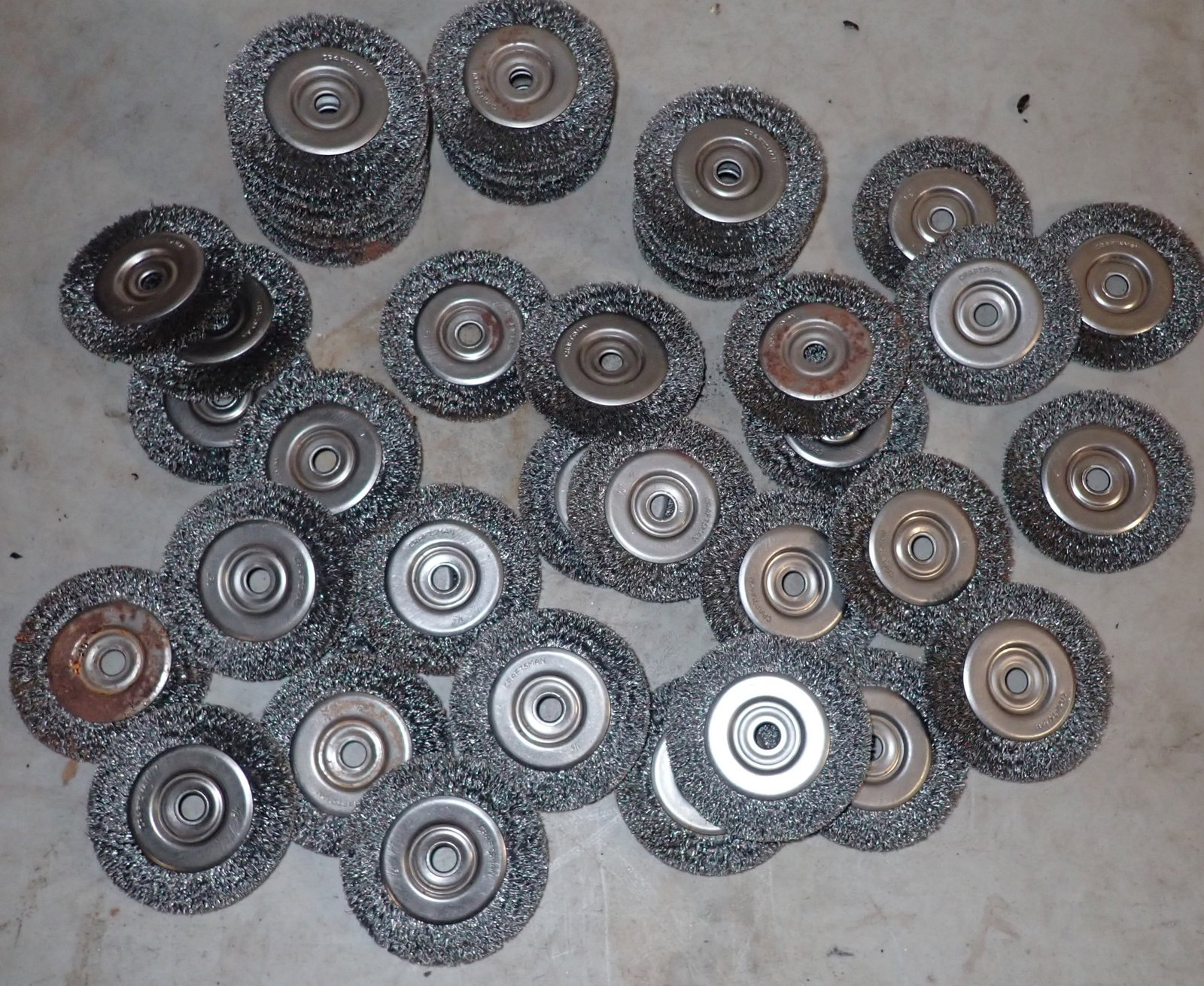 45 Craftsman 4" Wire Wheels: Shipping available