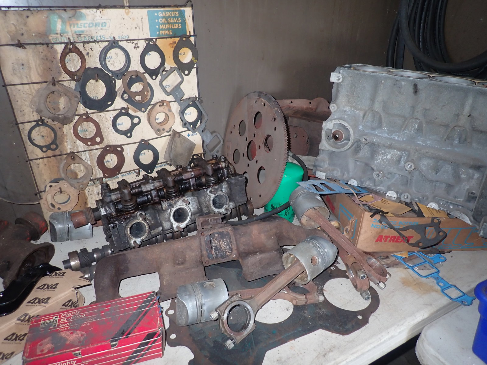 GM Aluminum Block & Misc Car Parts: Must take all ! No in house shipping !