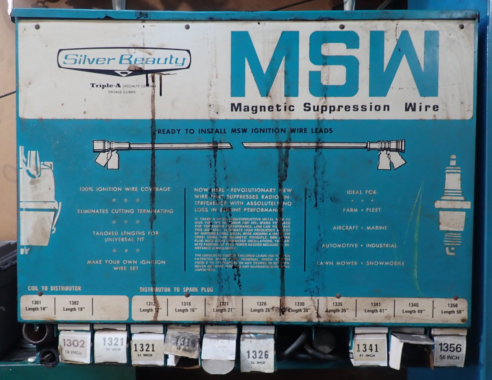 Silver Beauty Magnetic Suppression Wire Cabinet W/ Contents (1 of 3)
