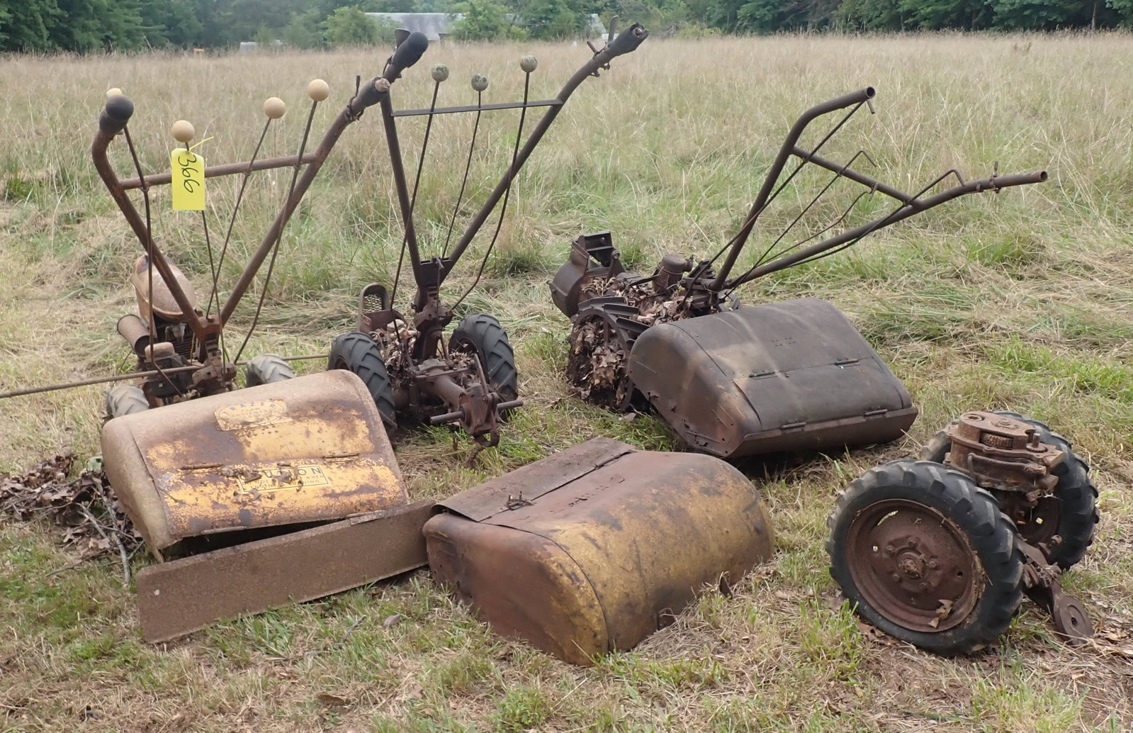 3 Rototiller Tillers: No in house shipping ! Bring proper help / equipment to load !