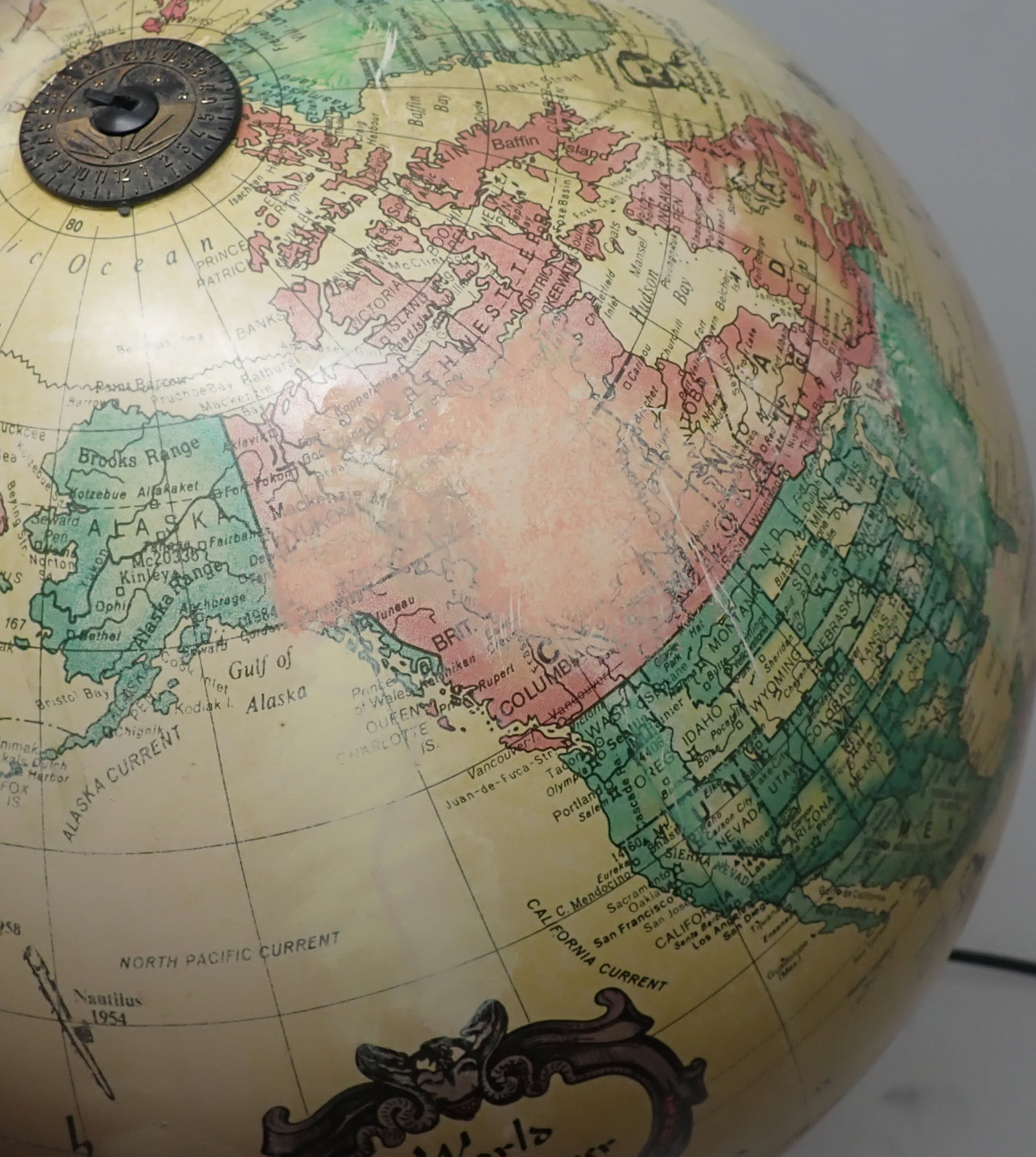 Globe Lamp & Barometer - 5