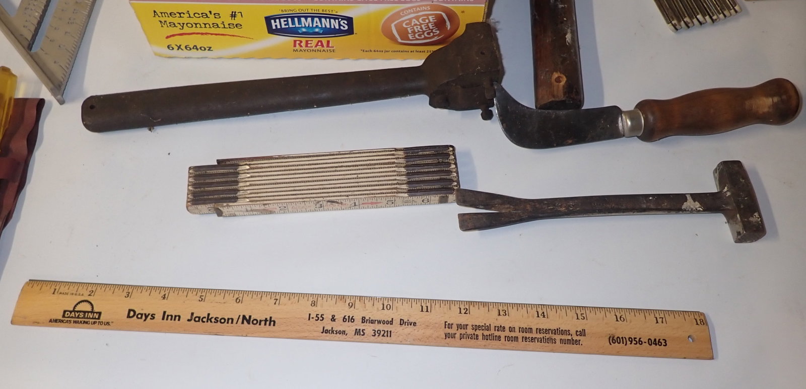 Chisels, Screwdrivers, Square, Stud Finder, Misc Tools - 6