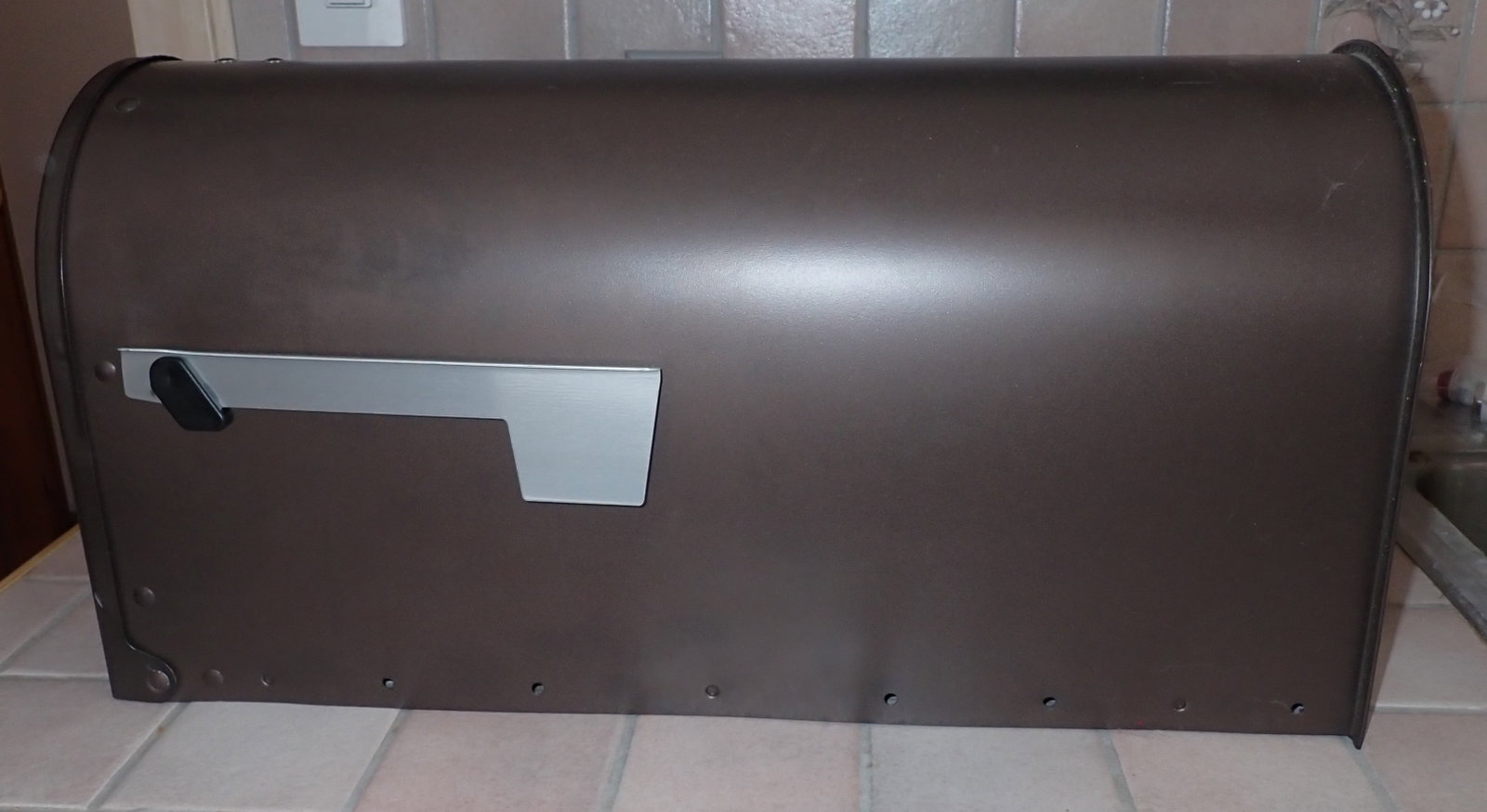 Mailbox w/ Steel Mounting Board: Approx 8 5/8" x 21 3/8" x 11" tall. Shipping available