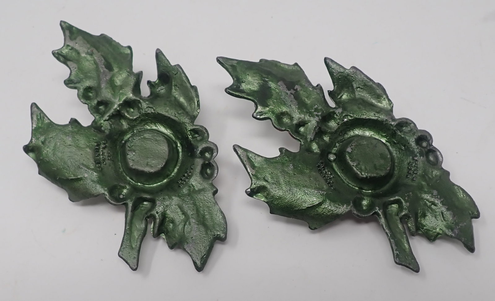 Colonial Casting Holly Candle Holders - 4