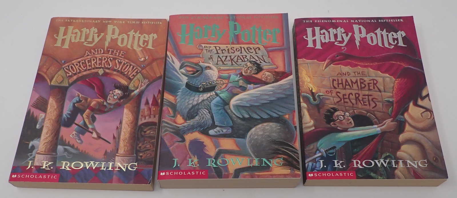 3 Harry Potter Books: Shipping available