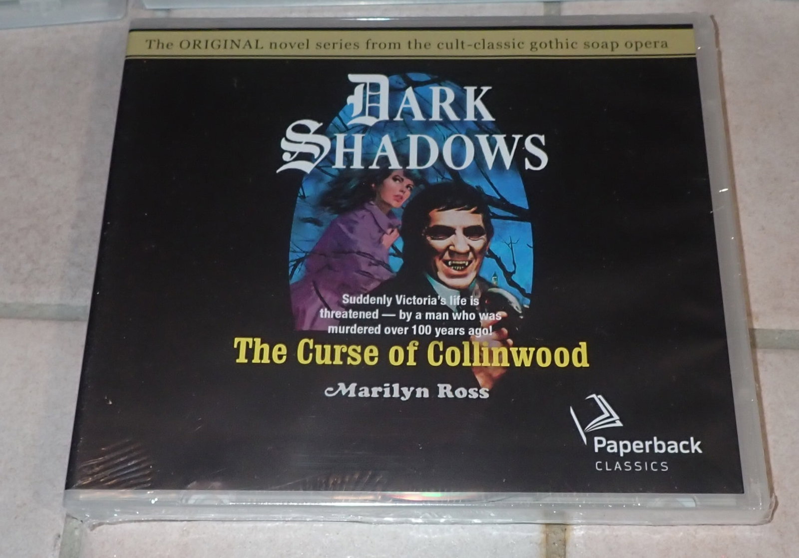 7 Dark Shadows Paperback Classics Sealed CD's - 3