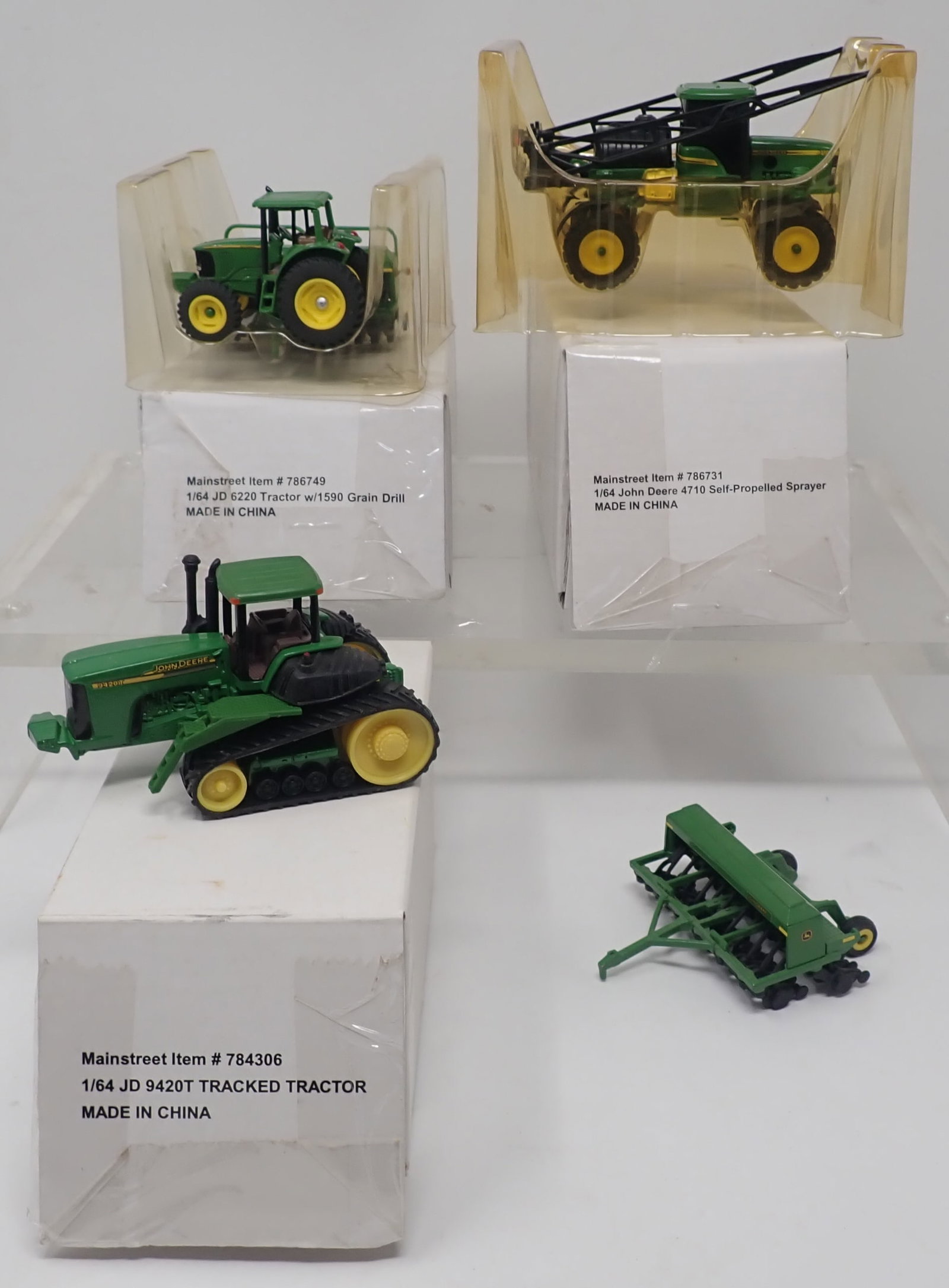 John Deere Tractors, Sprayer, & Planter: 1/64 scale. Shipping available