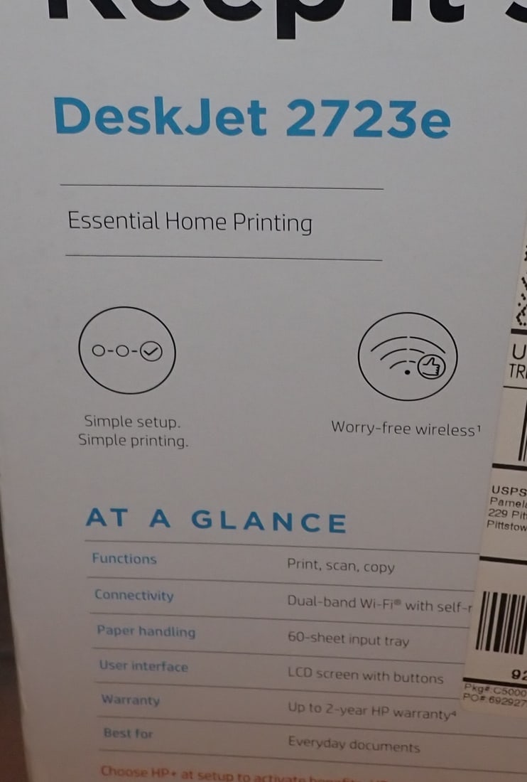 HP DeskJet 2723e Printer - 2