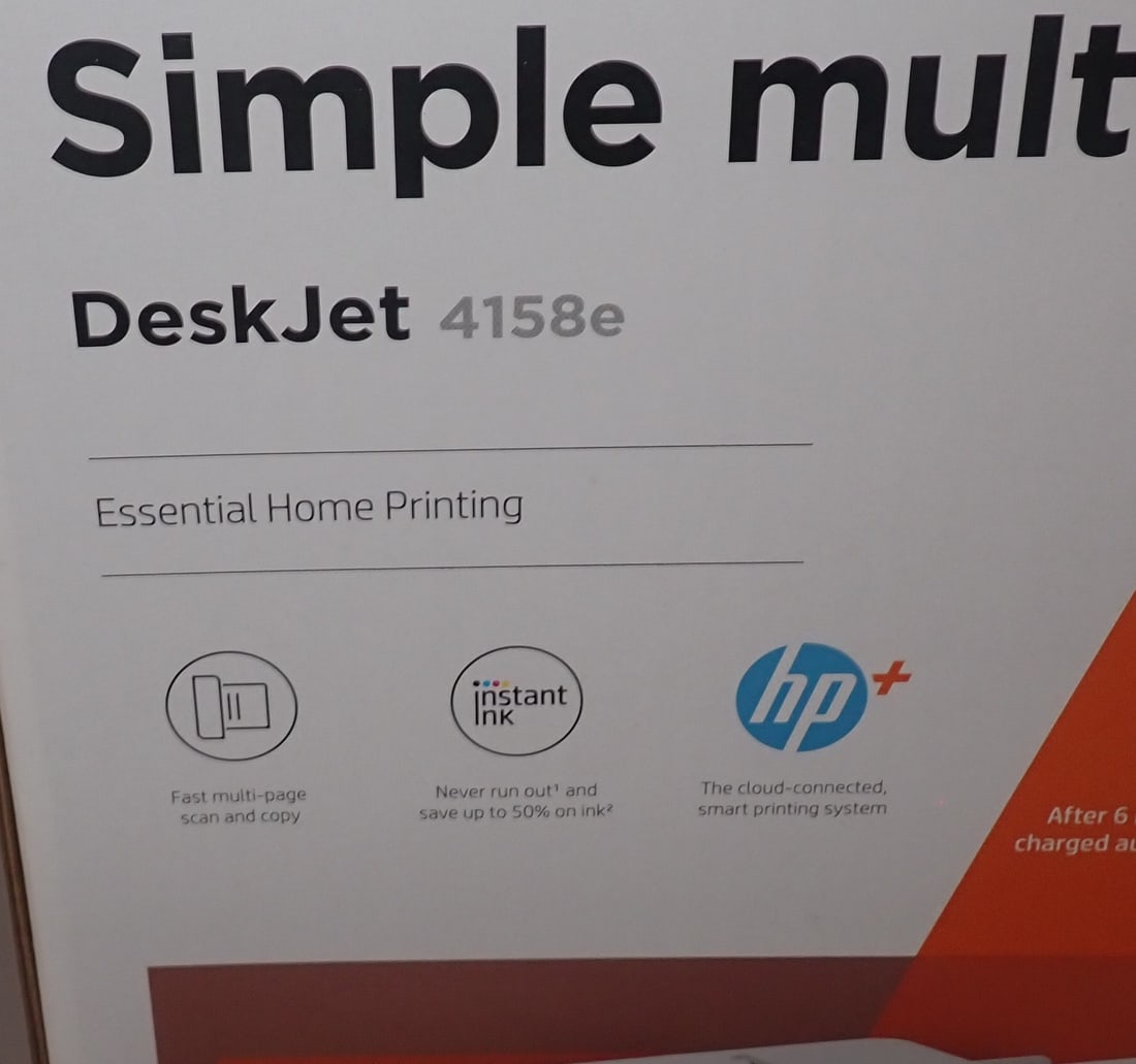 HP DeskJet 4158e Printer - 2