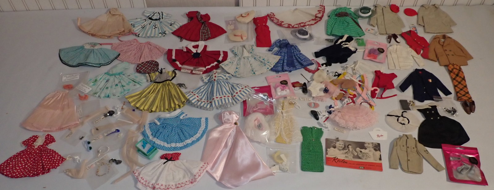 Barbie & Misc Doll Clothes w/ Jewelry: Shipping available