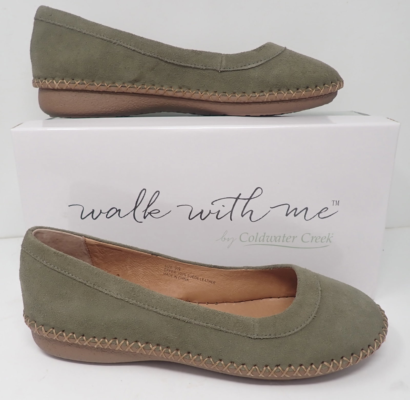Coldwater Creek Kachina Suede Flats: Size 9 wide - Shipping available