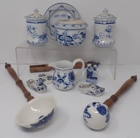 Meissen . Blue Delft , & Misc