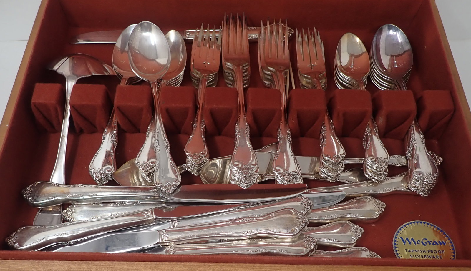 69pcs. Oneida Community Flatware - 2