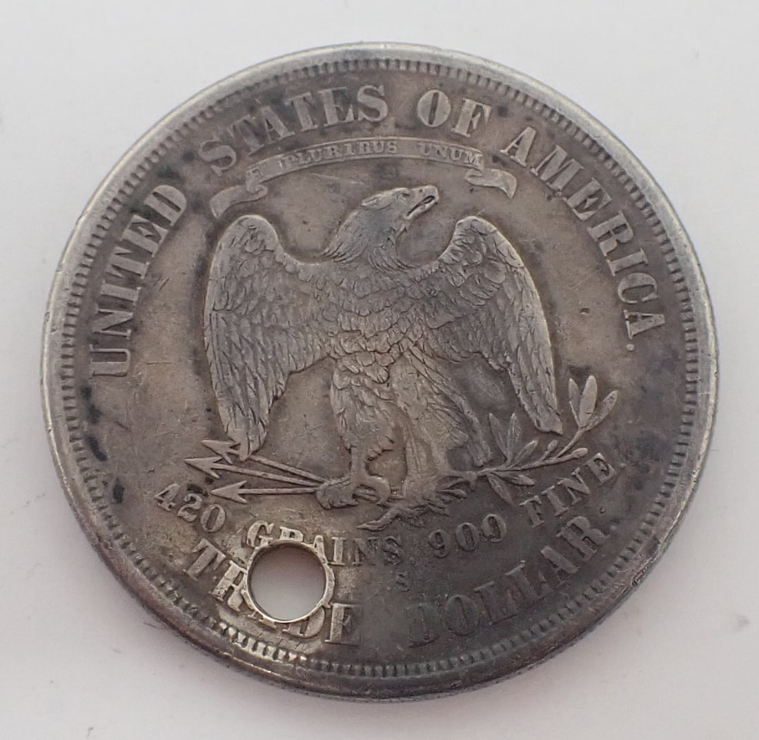 1876 S Trade Dollar - 2