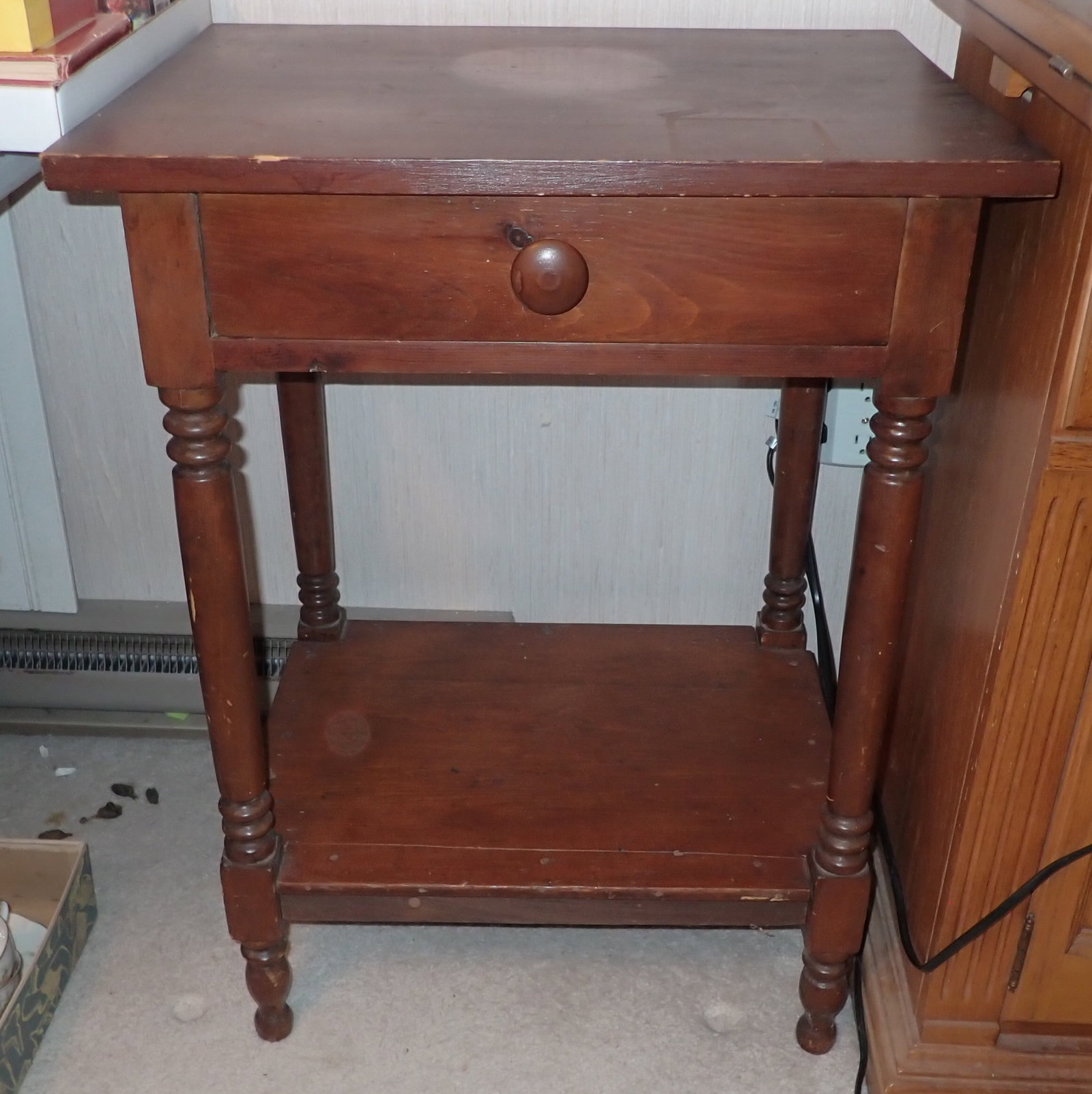 One Drawer Stand: Apprx 17" x 21 7/8" x 28 5/8" tall. No in house shipping !