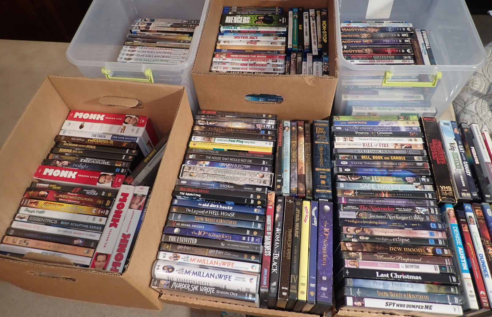 Large Lot of Dvd's: We do not guarantee cases have correct discs in them. Sold as pictured. Shipping available