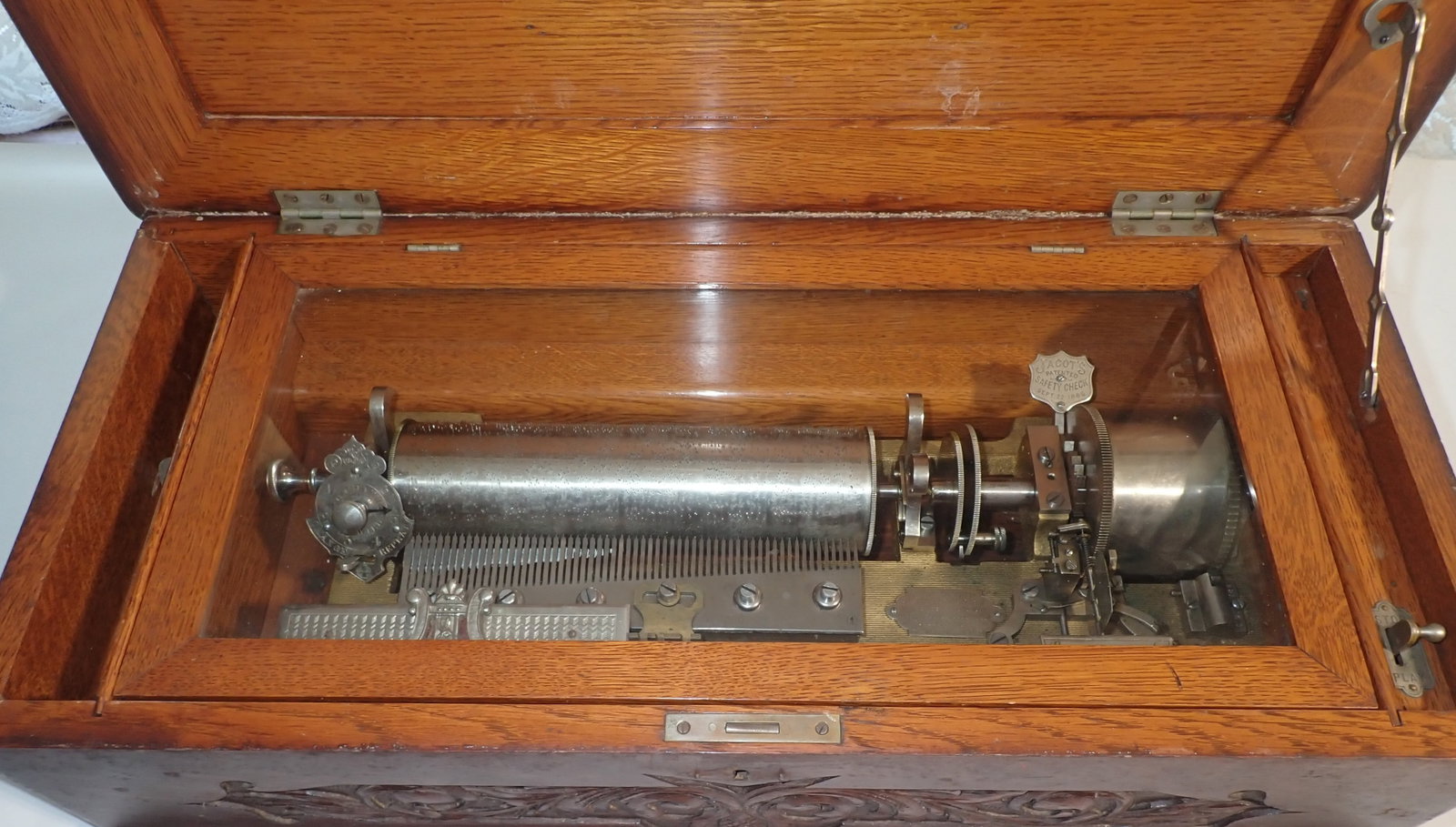 1890 Jacot's Swiss Cylinder Music Box - 4