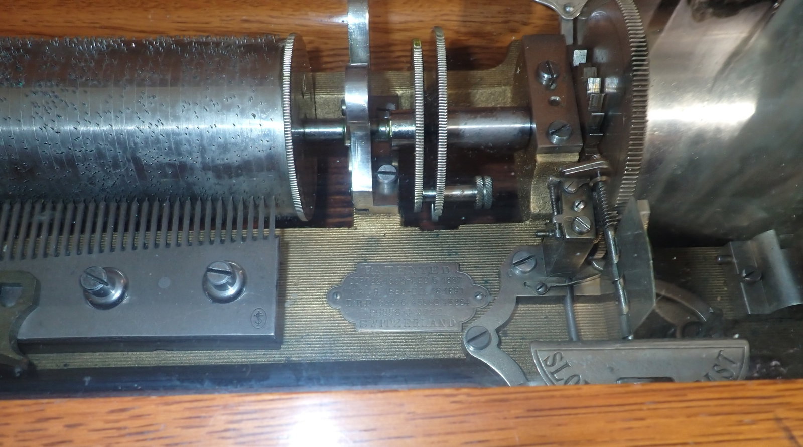 1890 Jacot's Swiss Cylinder Music Box - 5