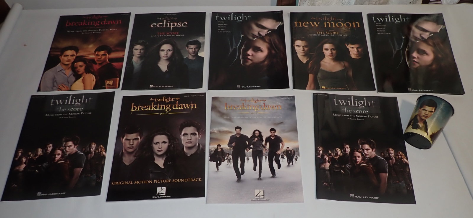 The Twilight Saga Hal Leonard Piano Music Books: Shipping available