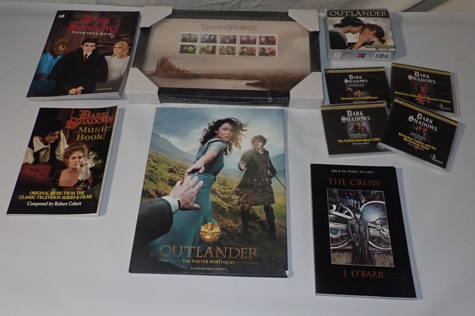 Game of Thrones, Outlander, Dark Shadows & The Crow Book: NO in house shipping !
