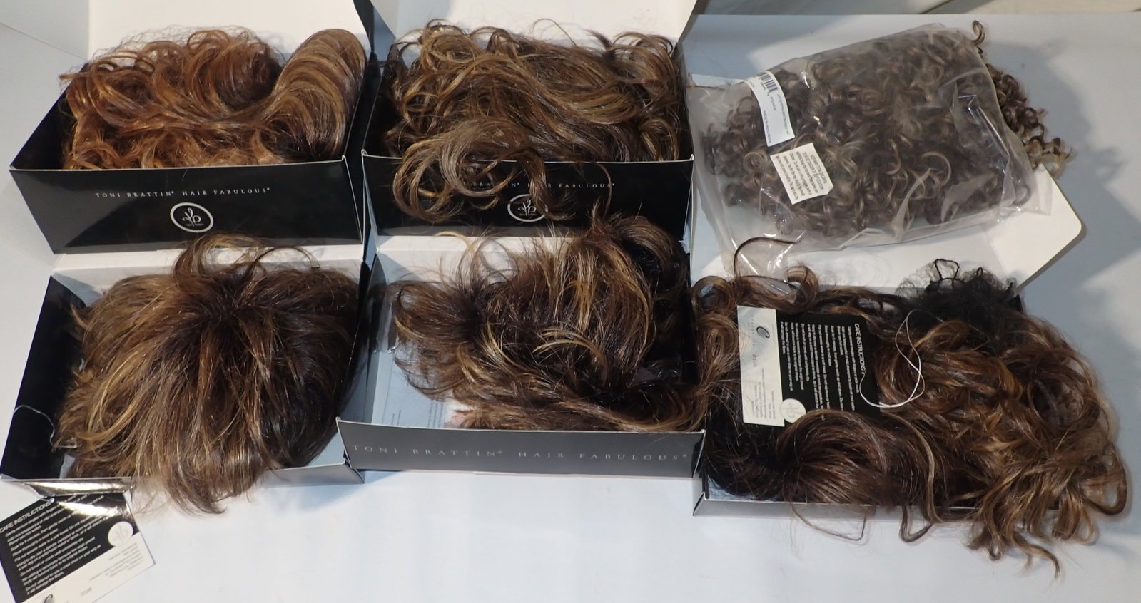 6 Toni Brattin Hair Wigs: Shipping available