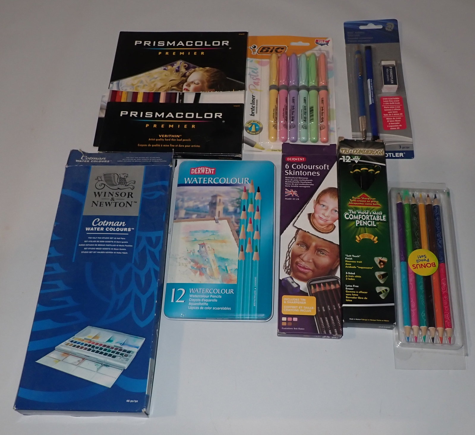 Colored Pencils, Bic Briteliner, Staedtler & Misc: We do not guarantee all packs are full. Shipping available