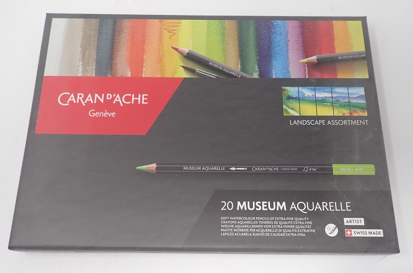 Caran d'Ache Geneve Landscape Assortment Colored Pencils: Shipping available