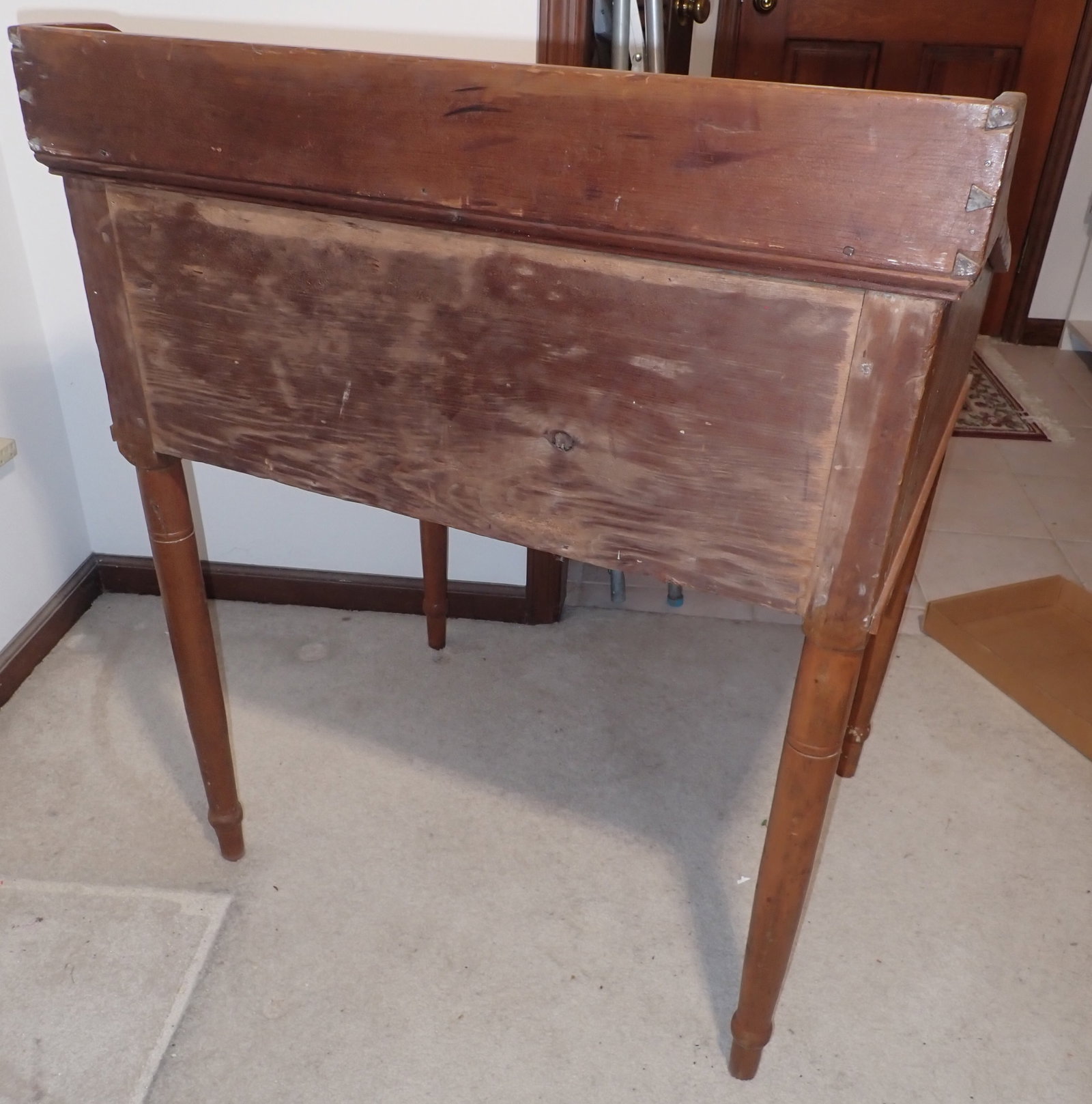 Primitive Slant Front Schoolmasters Desk - 8