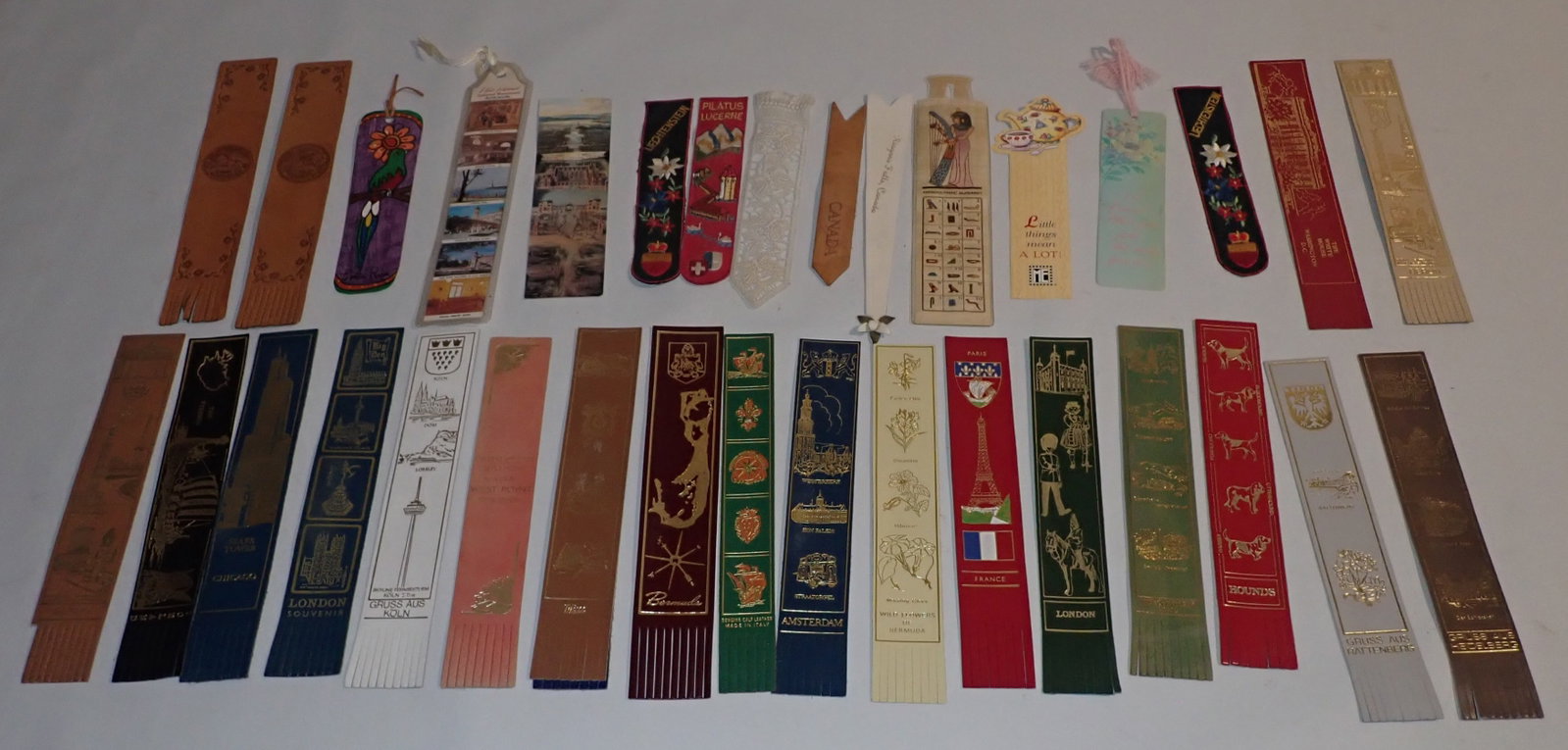 Leather & Misc Bookmarks: Shipping available