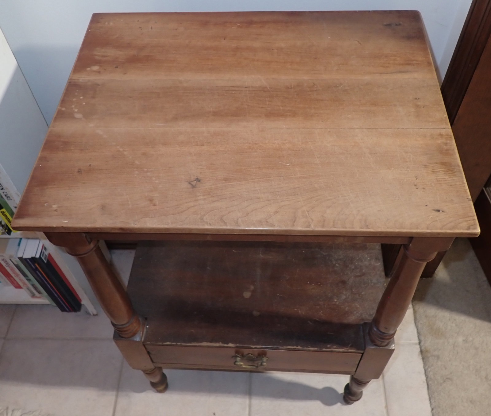 One Drawer Side Table - 2