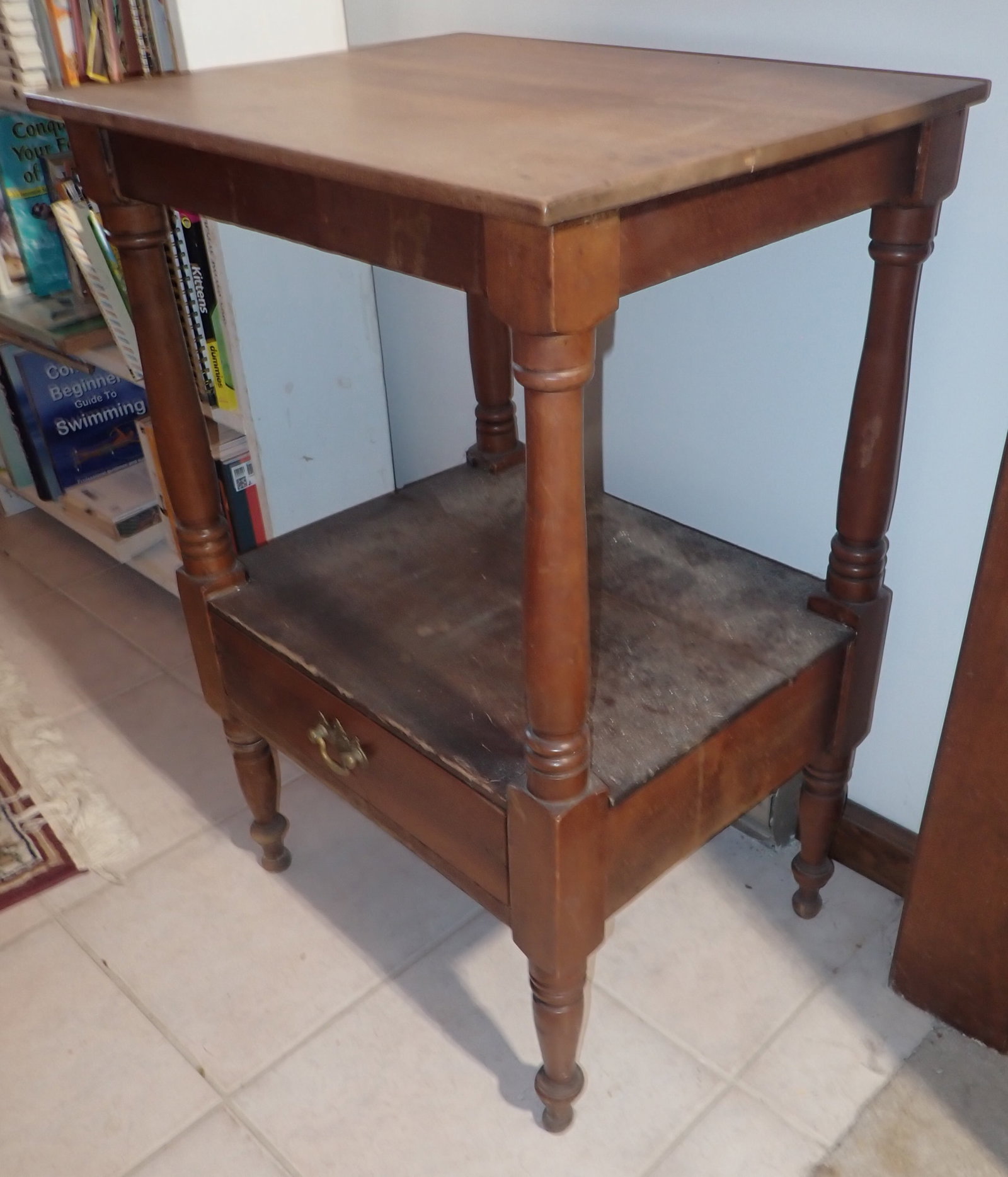 One Drawer Side Table - 3