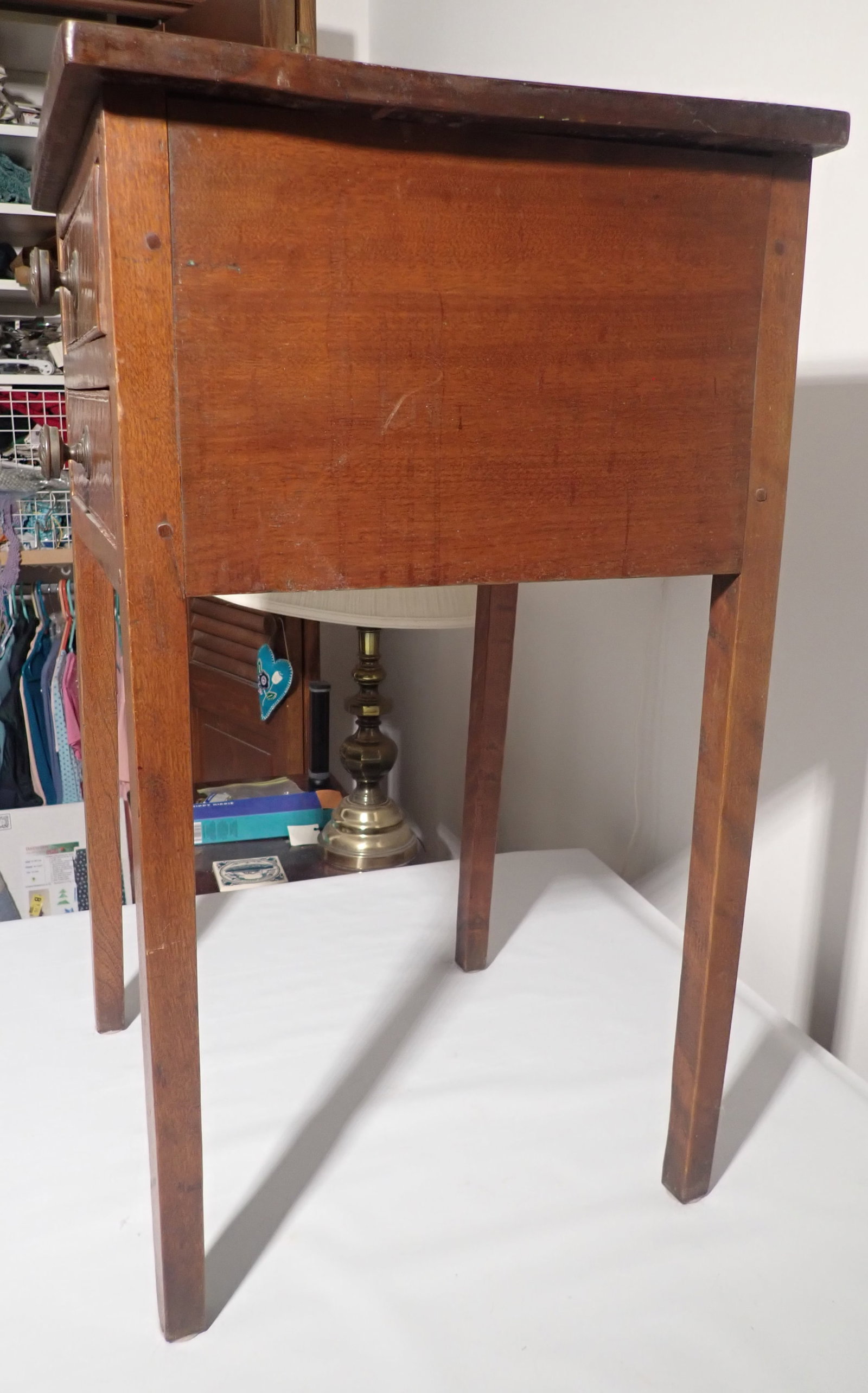 Early Two Drawer Stand - 4