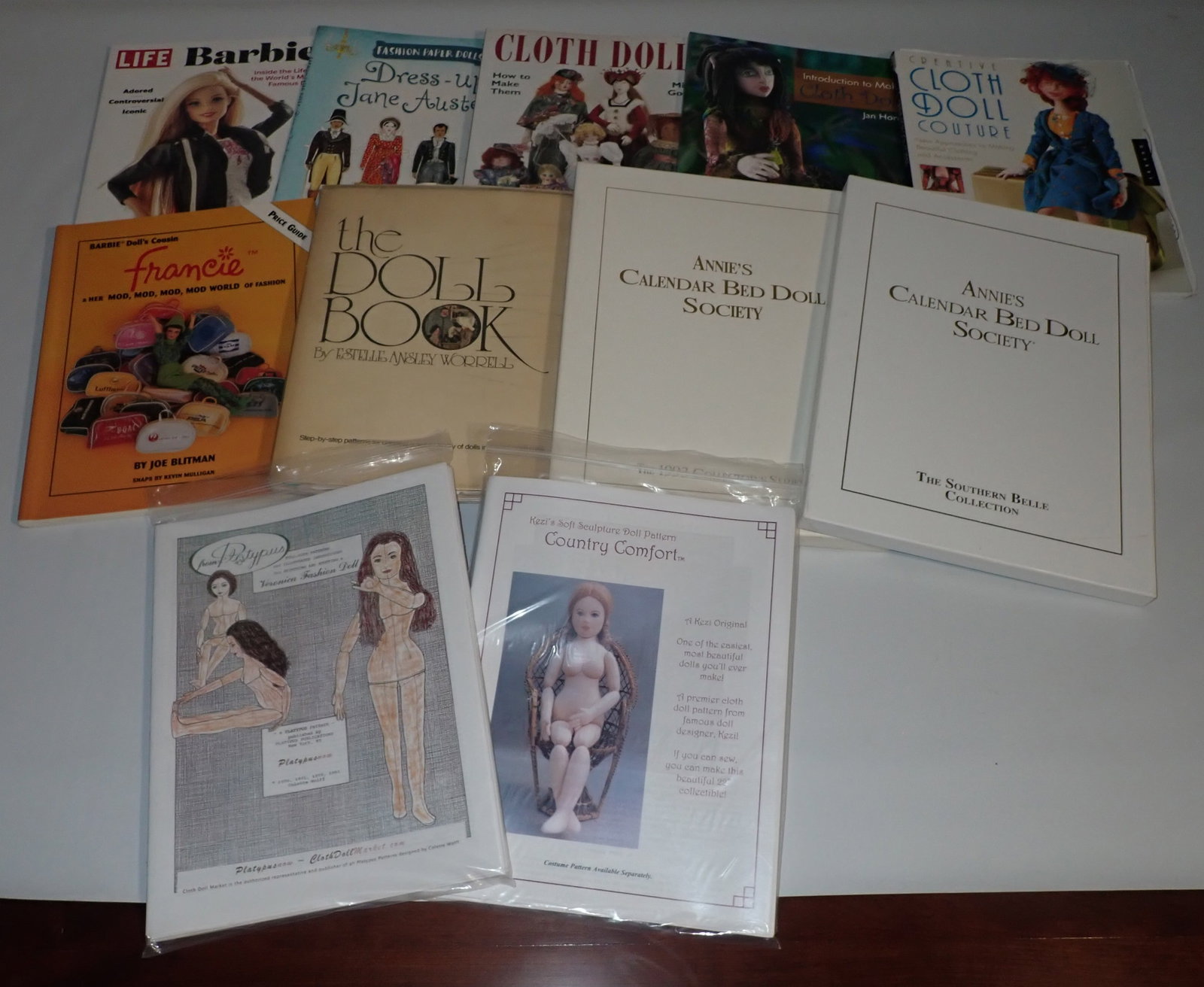Cloth Doll, Francie Doll Books & Patterns: Shipping available