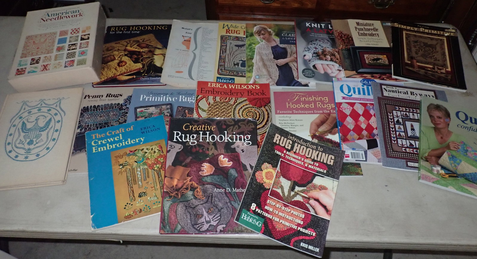 Penny Rugs, Rug Hooking, Needlework & Misc Books: Shipping available