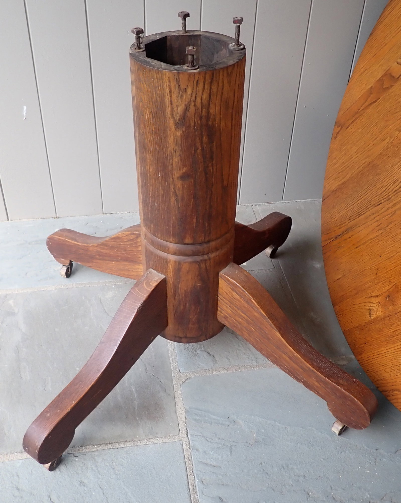 Round Oak Table - 2