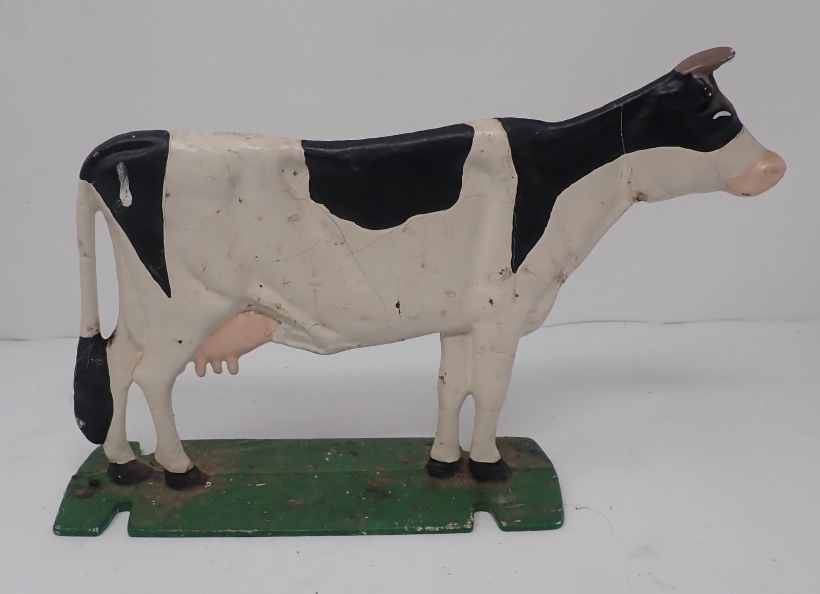 Cast Iron Cow Boot Scraper: Approx 12" long and 8 1/4" tall. Shipping available