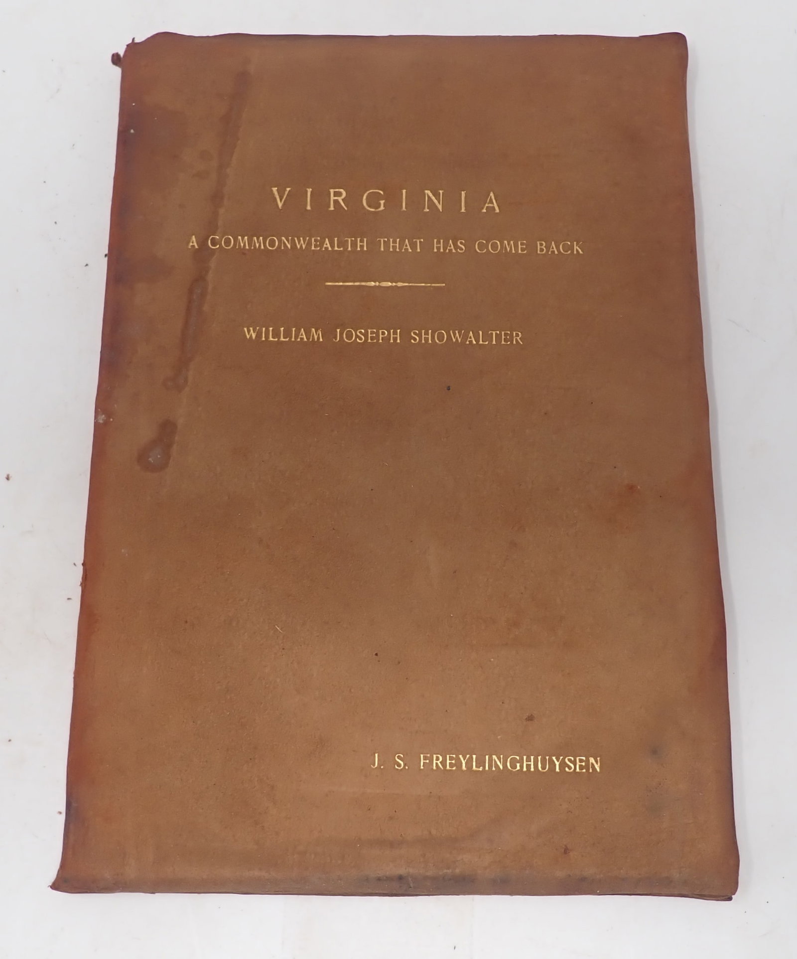 Virginia Book by William Showalter: Shipping available
