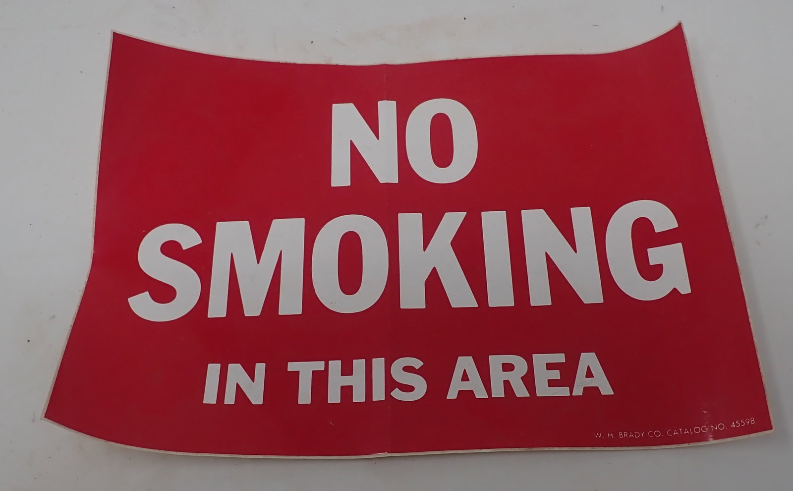 12 No Smoking In This Area Decals / Stickers: Approx 7" x 10". Shipping available