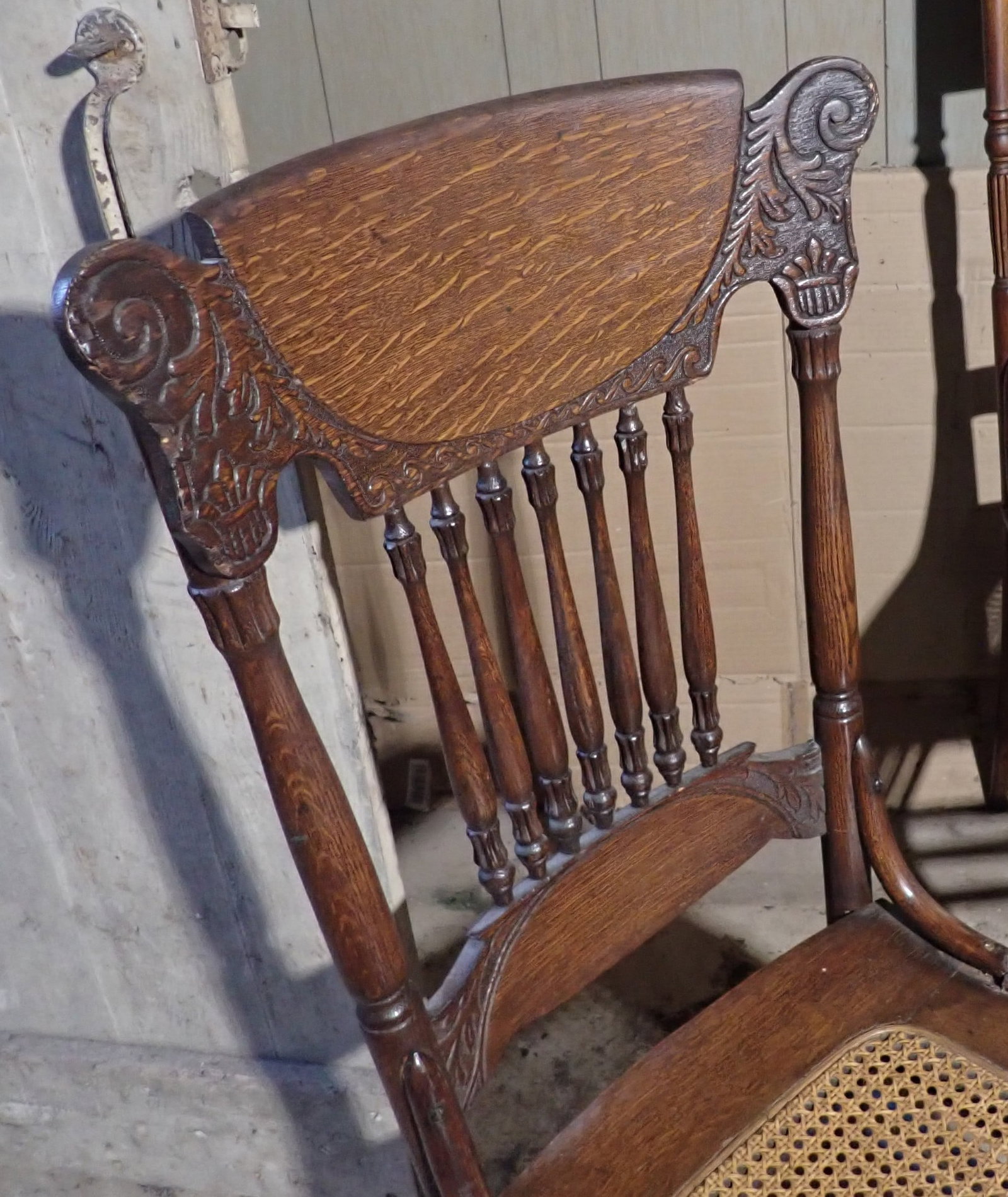 4 Pressed Back Chairs - 2