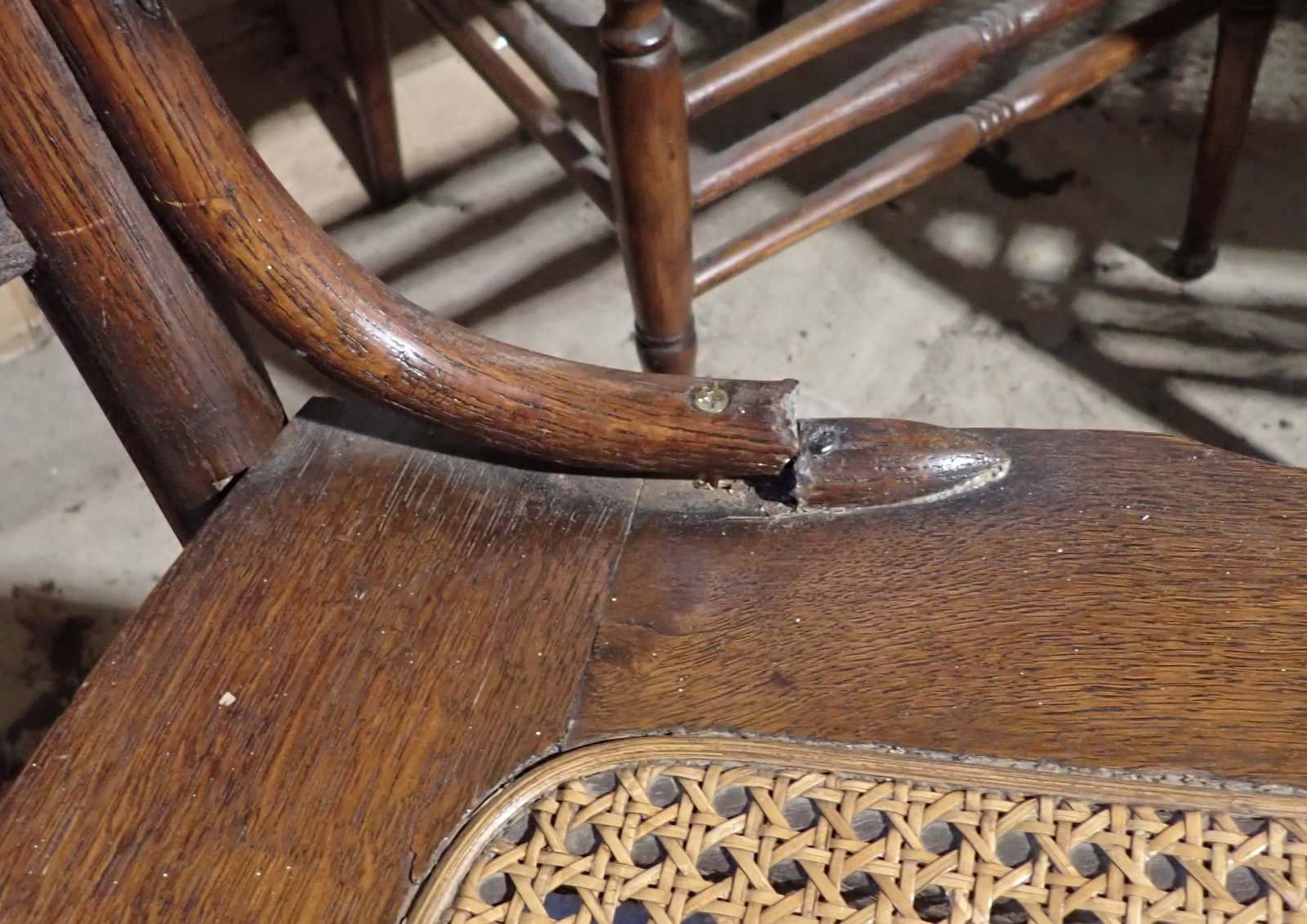 4 Pressed Back Chairs - 3
