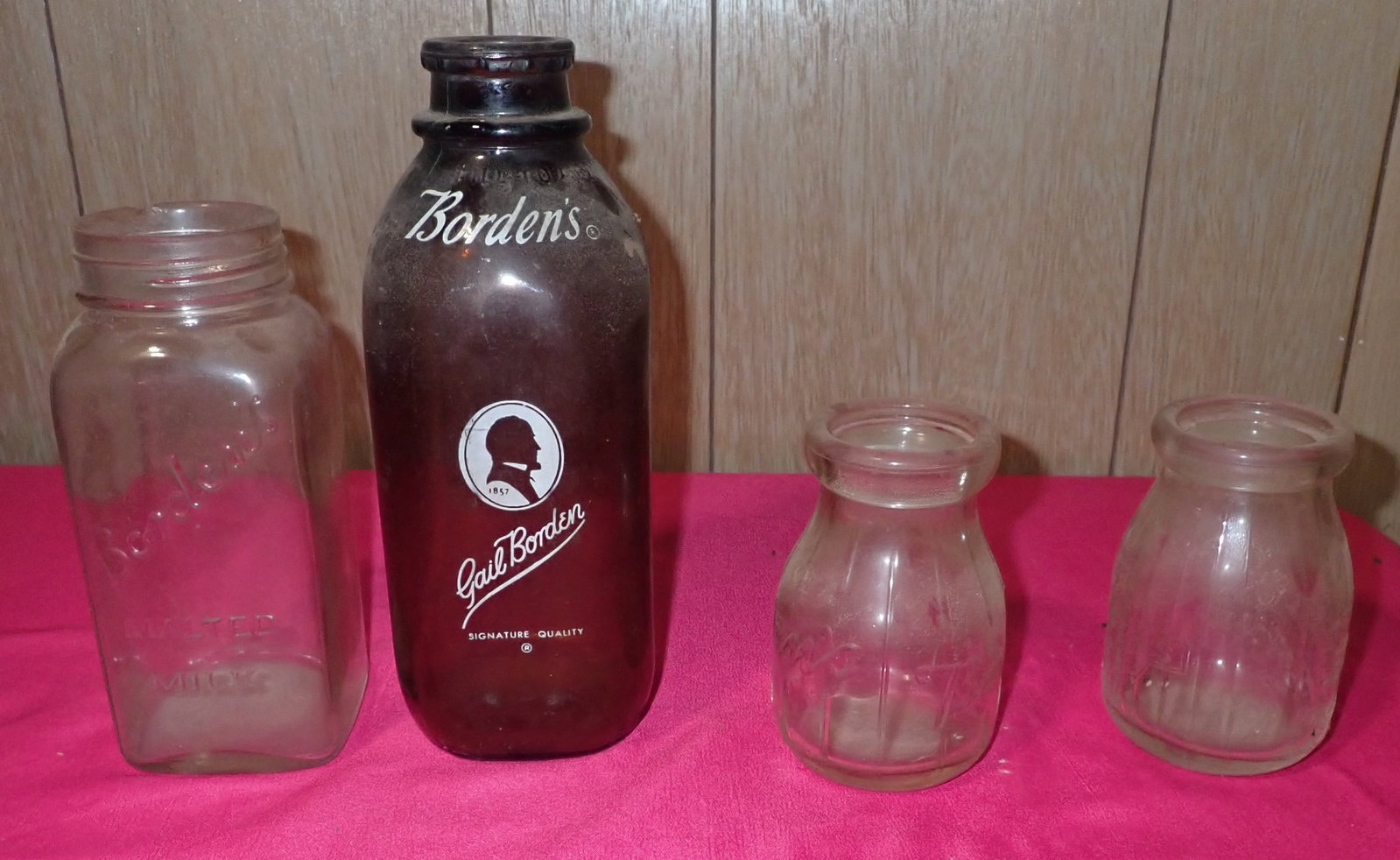 Borden's Milk Bottles: Shipping available