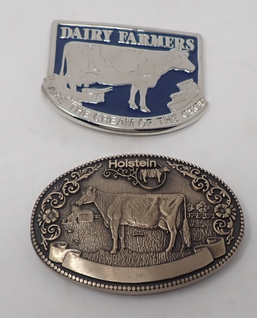 Holstein Cow Dairy Farmer Belt Buckles (1 of 5)