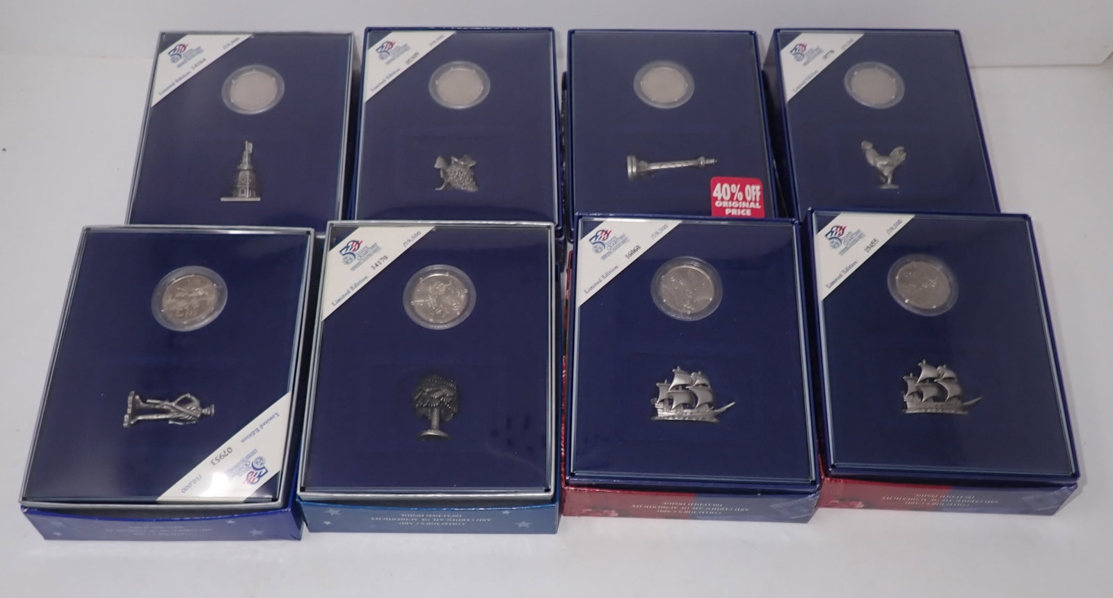Hallmark American Spirit Coin & Figurine Set: Shipping available
